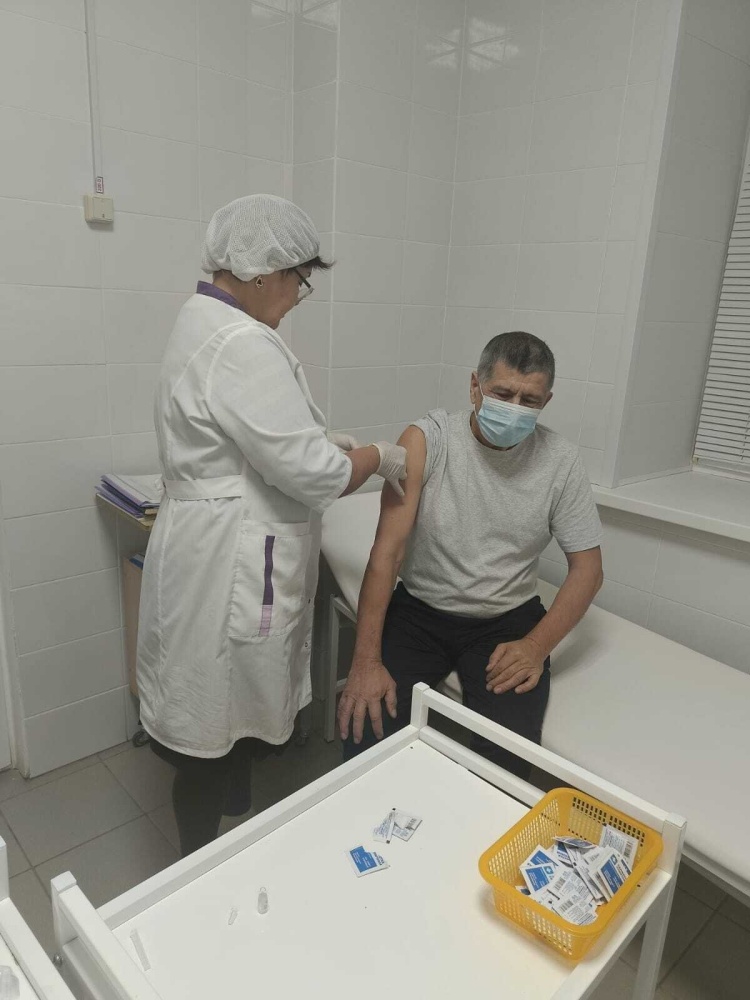 22.11.2025г. в Бураевской ЦРБ прошла вакцинация против гриппа!